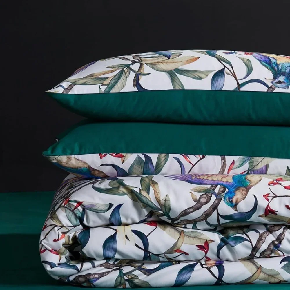 Boho Bliss: Paisley Floral Duvet Cover Set with Pillowcases